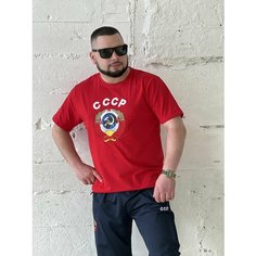 Футболка, размер XL, красный Нет бренда