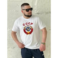 Футболка, размер XXXL, белый/белый Нет бренда