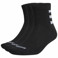 Носки adidas HC 3S QUART 3pp, размер S, черный/белый