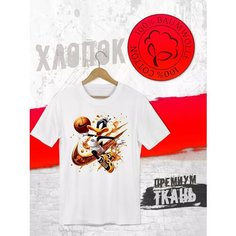 Футболка FUTBA4EVER, размер XXL / 52-54, белый