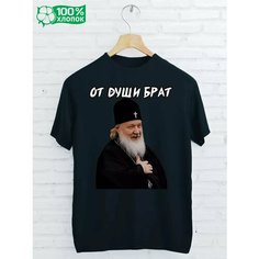 Футболка GISTON, размер S / 44-46, черный