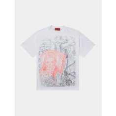 Футболка 424 Loose, размер M, white
