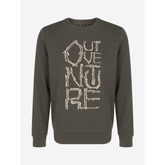 Свитшот OUTVENTURE Travel Mens Sweatshirt, размер 56/58, , темно-коричневый