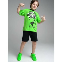 Комплект одежды playToday, размер 146, зеленый/черный