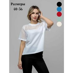Футболка World of Estiya, размер L, белый/белый