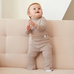 Брюки Minaku MINAKU: Basic Line BABY, размер 86-92, коричневый
