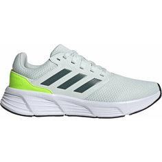 Кроссовки adidas Galaxy 6, полнота F, размер 11 UK, серый/зеленый