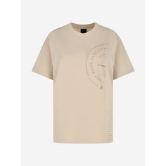 Футболка Demix F Workday Short-Sleeve T-shirt, размер 42/44, бежевый