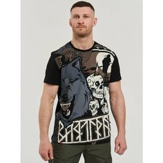 Футболка Варгградъ варгградъ, размер XXL, черный, серый