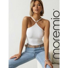 Боди бельевое moremio, размер 36, белый