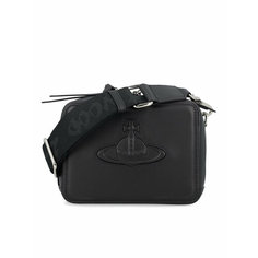 Сумка Vivienne Westwood Melih, фактура гладкая, черный