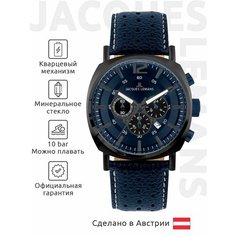 Наручные часы JACQUES LEMANS Lugano, синий/черный