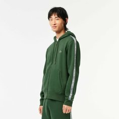 Толстовка LACOSTE Classic fit, размер T7, , темно-зеленый