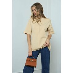 Футболка A-A Awesome Apparel by Ksenia Avakyan, 1 шт., размер 42, бежевый