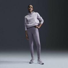 Легинсы NIKE Gentle-Support High-Waisted Full-Length Leggings, размер L, светло-фиолетовый