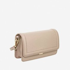 Сумка кросс-боди DAVID JONES, фактура зернистая, apricot
