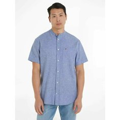 Рубашка Tommy Jeans Базовая коллекция, размер S, голубой