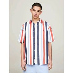 Рубашка Tommy Jeans Базовая коллекция, размер M, белый