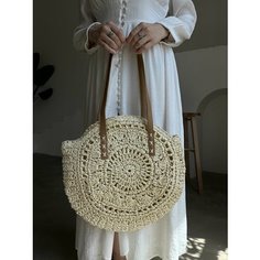 Сумка таблетка Leah wear, фактура вязаная, бежевый