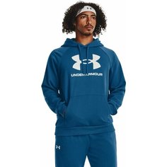 Худи спортивное Under Armour Rival Fleece Logo HD, размер XS, , сине-голубой