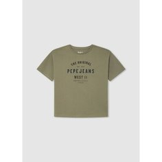 Футболка Pepe Jeans, размер 10 лет, хаки