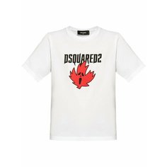 Футболка DSQUARED2 Horror, размер M, серебристый