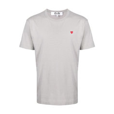 Футболка Comme des Garcons PLAY, размер XXL, серый