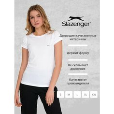 Футболка Slazenger, размер XXL, белый/белый