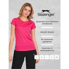 Футболка Slazenger, размер L, фуксия