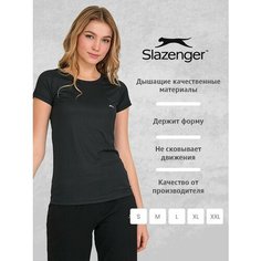 Футболка Slazenger, размер XL, черный/черный
