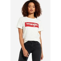 Футболка Wrangler, размер XS, белый