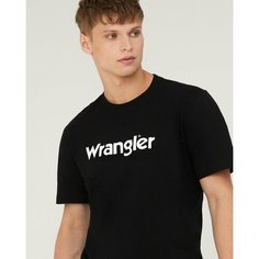 Футболка Wrangler, размер XS, черный