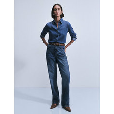Джинсы Zarina straight, размер 2XL (RU 52)/170, синий