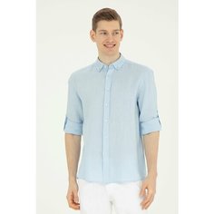 Рубашка U.S. POLO ASSN., размер XL, голубой