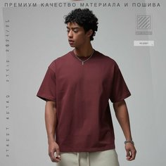 Футболка OFF STREET, размер L, бордовый