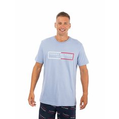 Футболка TOMMY HILFIGER, размер 2XL, голубой, голубой
