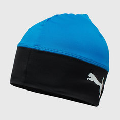 Шапка-бини PUMA Liga Beanie для мужчин, размер X, синий/черный