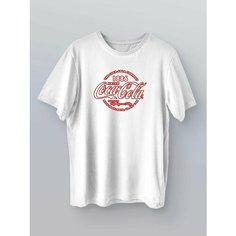 Футболка кока кола coca cola, размер 6XL, белый HDW
