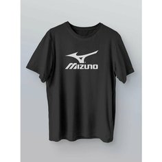 Футболка mizuno мизуно, размер XXXL, черный HDW