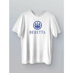 Футболка beretta беретта, размер 7XL, белый HDW
