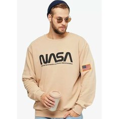 Свитшот STREETFIT, размер 4XL-5XL, , бежевый