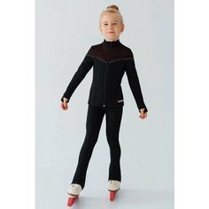 Костюм для фигурного катания Estetica Свитти, размер 128, черный
