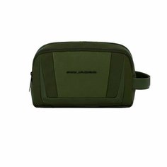 Косметичка PIQUADRO, 25х15, , оливковый