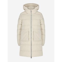 Куртка GSD W GSD Shiny long jacket, размер 54/56, светло-бежевый