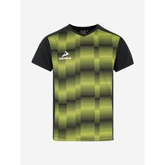 Футболка спортивная Demix Team Sport Tech Boys T-shirt, размер 122/128, черный/желтый
