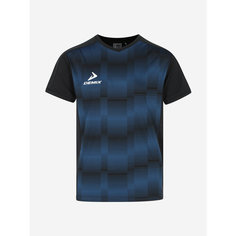 Футболка спортивная Demix Team Sport Tech Boys T-shirt, размер 122/128, черный/синий