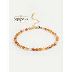 Браслет-нить BL Jewelry, сердолик, 1 шт., размер 19 см, оранжевый