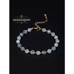 Браслет-нить BL Jewelry, аквамарин, 1 шт., размер 17 см, голубой