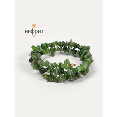 Жесткий браслет BL Jewelry, нефрит, 1 шт., размер 19 см, черный, зеленый