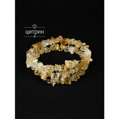 Жесткий браслет BL Jewelry, цитрин, 1 шт., размер 19 см, желтый